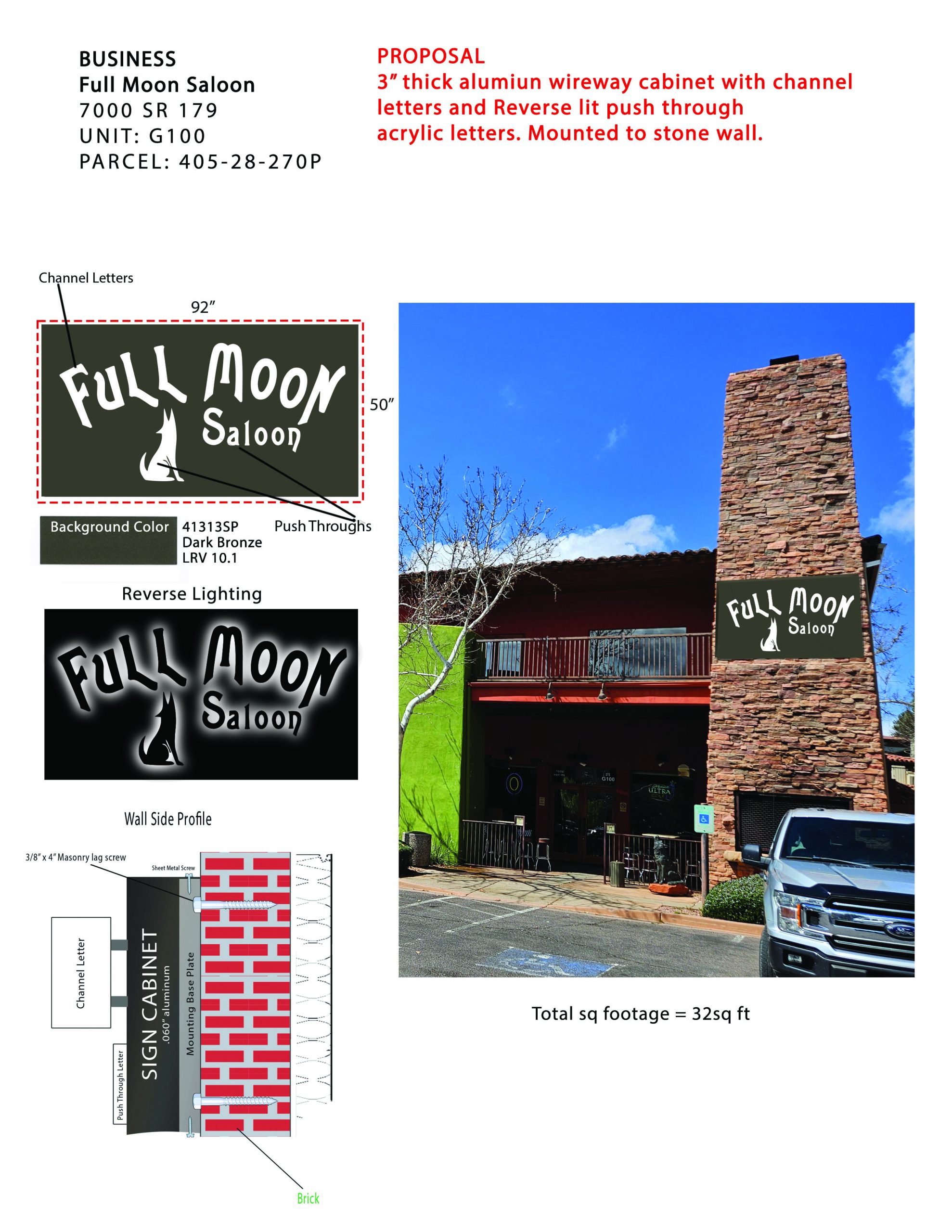 The Collective - Full Moon Saloon - Elevation Render