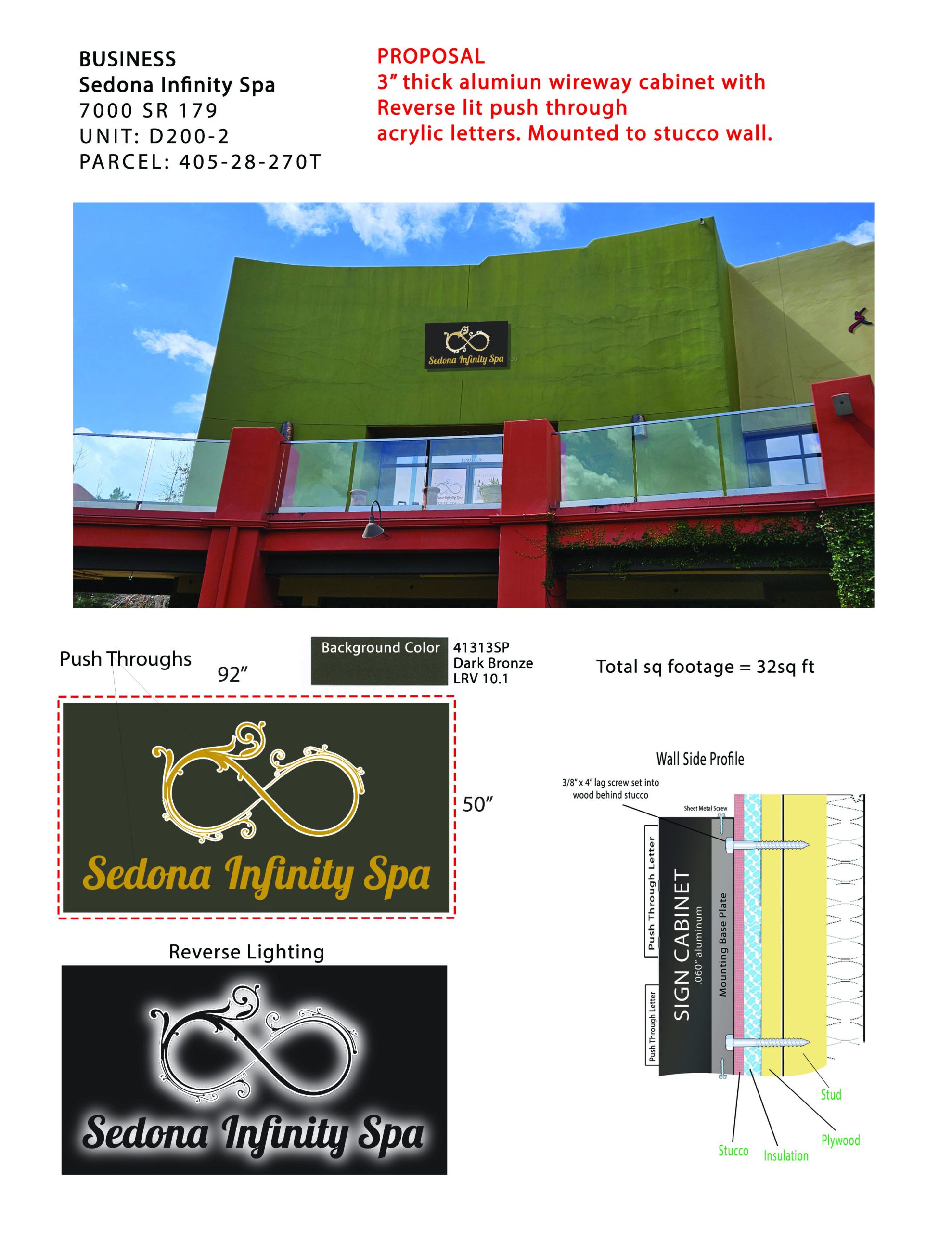 The Collective - Sedona Infinity Spa - Elevation Render